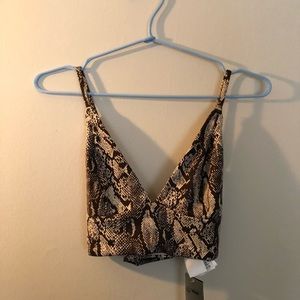 Snake-Skin Bralette